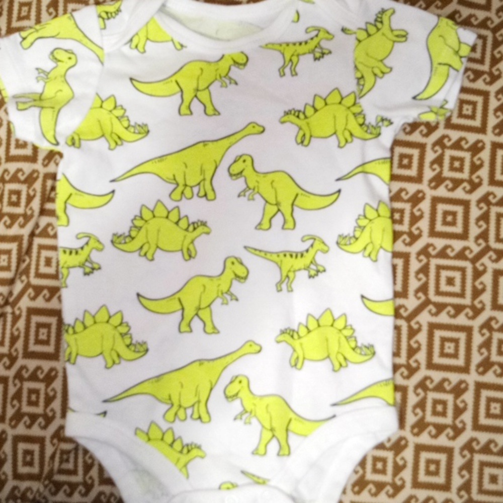 Baby dinosaur onesie